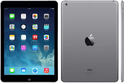 De iPad Air 1 in het zwart iPad Air 1 zwart