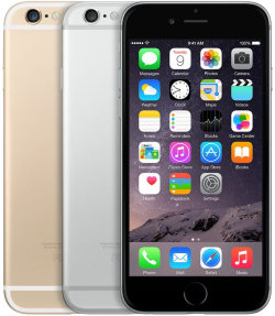 De iPhone 6 in verschillende kleuren iPhone 6