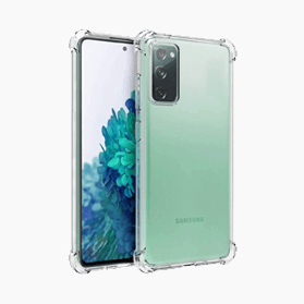 Anti Burst Case Transparant Samsung S20 FE