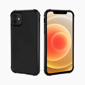 Anti Burst étui noir pour iPhone 12 Mini   
                            