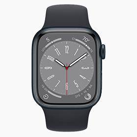 Apple Watch Series 8 41mm Zwart (4G)
                            