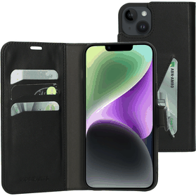 Zwarte Bookcase voor iPhone 14 Plus