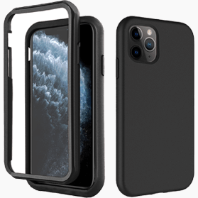 iPhone 11 Pro verre trempé & coque noir