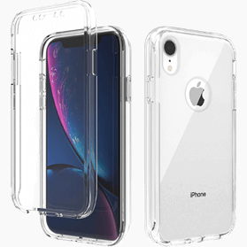 iPhone XR verre trempé & coque transparent