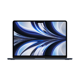 MacBook Air 13 pouces 3,49 GHz M2 256 Go 8 Go de RAM Minuit (2022)
