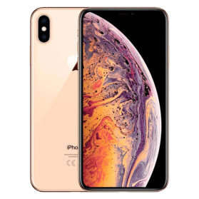 iPhone XS goud, voor- en achterkant                            