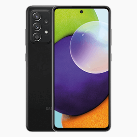 reconditionné-samsung-galaxy-a52-noir-avant-arrière-base
