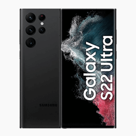 De refurbished Samsung Galaxy S22 Ultra 128GB zwart