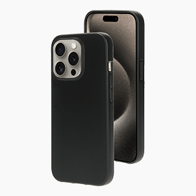 Zwarte beschermhoes iPhone 15 Pro