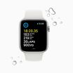 Apple Watch SE 2022 40 mm reconditionnée aluminium argent Wi‑Fi avec bracelet sport blanc