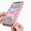 iPhone 11 Pro verre trempé & coque rose