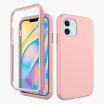iPhone 12 Mini screenprotector & hoes roze