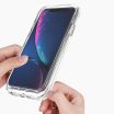 iPhone XR verre trempé & coque transparent