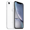  iPhone XR wit, schuin aanzicht van voor- en achterkant                           