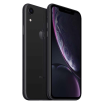 iPhone XR zwart, schuin aanzicht van voor- en achterkant                            