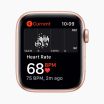 Reconditionnée Apple Watch SE 2020 40 mm aluminium doré Wi‑Fi avec bracelet sport blanc antique