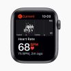 Apple Watch SE 2020 reconditionnée 40 mm en aluminium noir, Wi‑Fi, avec bracelet sport noir