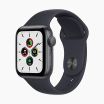Apple Watch SE 2020 40 mm en aluminium noir reconditionnée Wi‑Fi avec bracelet sport noir