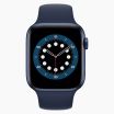 Apple Watch Series 6 reconditionnée 40 mm en aluminium bleu Wi‑Fi avec bracelet sport bleu