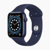 Refurbished Apple Watch Series 6 40 mm aluminium blauw wifi met blauw sportbandje