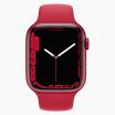 Apple Watch Series 7 reconditionnée 41 mm aluminium rouge Wi‑Fi avec bracelet sport rouge