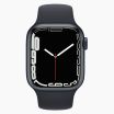Refurbished Apple Watch Series 7 45mm aluminium zwart wifi met zwart sportbandje                            