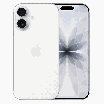 iPhone 17 wit, voor- en achterkant