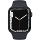 Apple Watch Series 7 reconditionnée 45 mm aluminium noir 4G avec bracelet sport noir