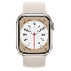 Remis à neuf Apple Watch Series 8 41 mm aluminium Starlight Wi‑Fi avec bracelet sport blanc antique