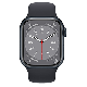Apple Watch Series 8 reconditionnée 45 mm aluminium noir Wi‑Fi avec bracelet sport noir