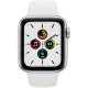 Reconditionné Apple Watch SE 2020 40 mm aluminium argent Wi‑Fi avec bracelet sport blanc