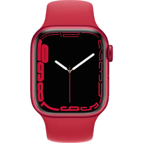 Refurbished Apple Watch Series 7 45mm aluminium rood wifi met rood sportbandje                               
                                                        