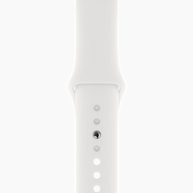 Apple Watch 44mm wit sportbandje