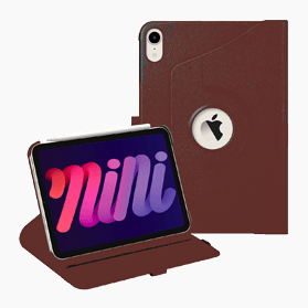 Draaibare iPad hoes voor iPad Mini 6 - Bruin