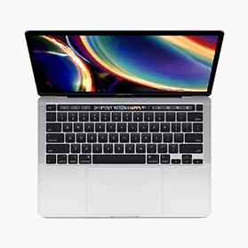 Refurbished MacBook Pro 13 inch 1.4GHz i5 8GB 256GB Zilver (2020)                            