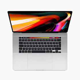 Refurbished Macbook Pro 16 Inch 2.6GHZ i7 512GB 16GB RAM Zilver (2019)                            