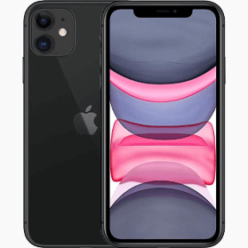 Refurbished iPhone 11 64GB Zwart