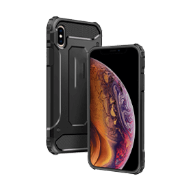 Anti Burst étui noir pour iPhone X/XS