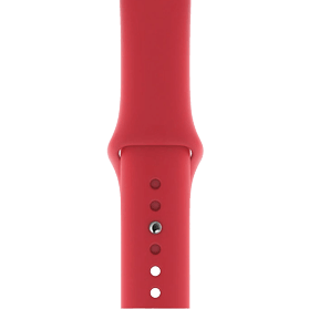 Bracelet sport rouge Apple Watch 44 mm