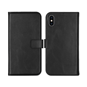 Bookcase noir pour iPhone X / XS