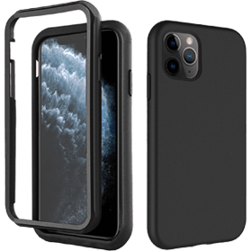 iPhone 11 Pro verre trempé & coque noir