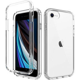 iPhone 7-8-SE2020-SE2022 verre trempé & coque transparent