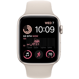 Apple Watch SE 2022 40 mm aluminium or wifi avec bracelet sport rose