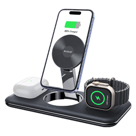 3-in-1 Draadloze oplader voor iPhone / Watch / Airpods