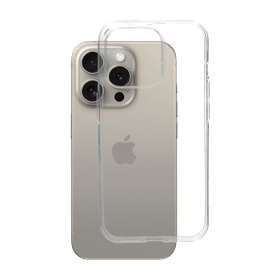 Anti Burst Case Transparant iPhone 15 Pro