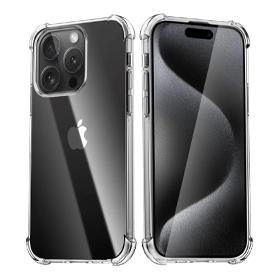 Anti Burst Case Trans iPhone 15 Pro Max