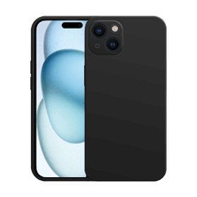 Zwarte beschermhoes iPhone 15