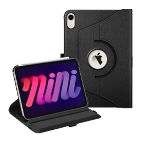 Draaibare iPad hoes voor iPad Mini 6 - Zwart