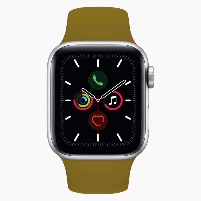 Apple Watch 44mm goud sportbandje
