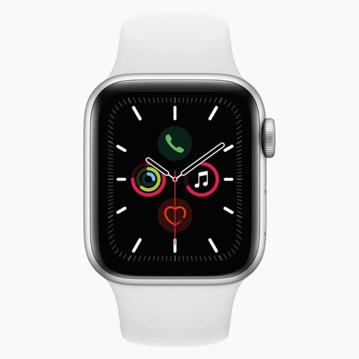 Bracelet sport noir Apple Watch 44mm